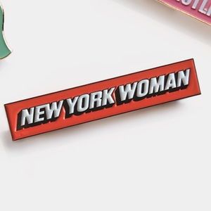 New York Woman Lapel Pin